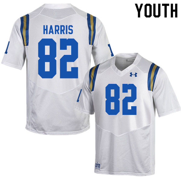 Youth #82 Josh Harris UCLA Bruins College Football Jerseys Sale-White